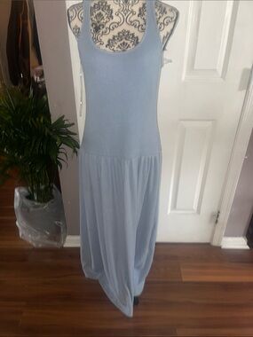 Universal Thread nwt Light Blue Ribbed Tank Maxi Dress - Women